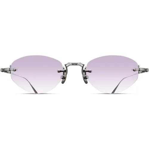 Elegant Eyewear in Pearl White , unisex, Sizes: ONE SIZE - Matsuda - Modalova