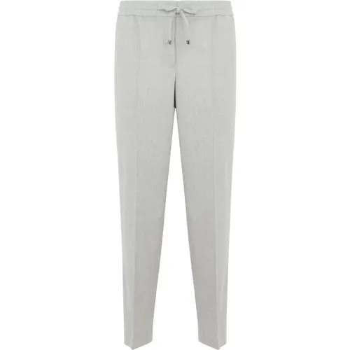 Graue Casual Hose , Damen, Größe: XL - Seventy - Modalova