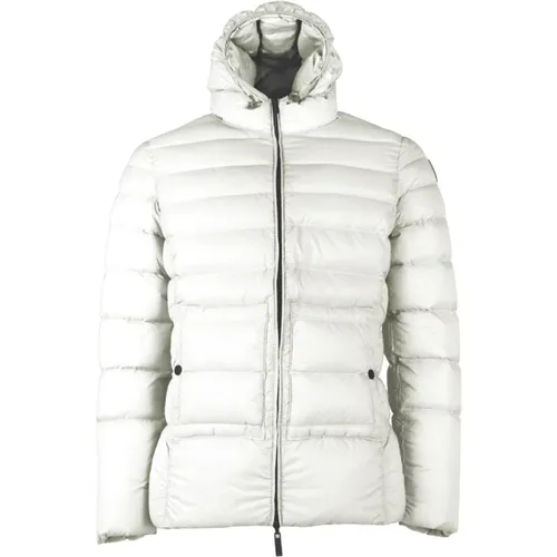 Reversible Hooded Jacket Nylon Puffer , female, Sizes: M - Centogrammi - Modalova