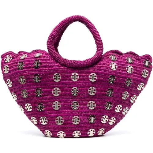Stylish Basket Tote Handbag , female, Sizes: ONE SIZE - Paco Rabanne - Modalova