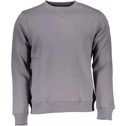 Blue Crewneck Sweatshirt with Applique , male, Sizes: 3XL, 2XL - North Sails - Modalova