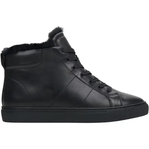 Schwarze High-Top Sneakers für Damen für den Winter Er00112257 , Damen, Größe: 37 EU - Estro - Modalova