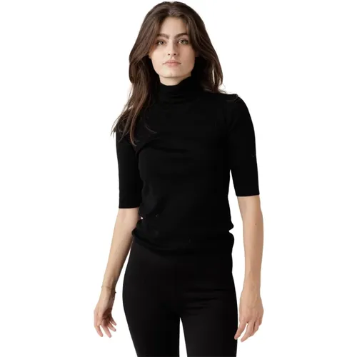 Soft Elbow Sleeve Top with Kol Neck , female, Sizes: L, XL, M, S - Filippa K - Modalova