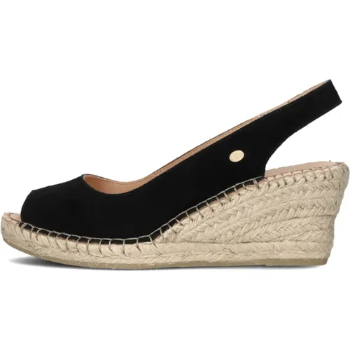 Schwarze Espadrilles Clare Beau Schuhe , Damen, Größe: 42 EU - Fred de la Bretoniere - Modalova