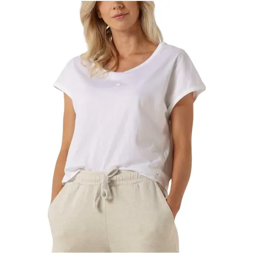 V-Ausschnitt Tee Damen Tops & T-Shirts , Damen, Größe: XL - 10Days - Modalova