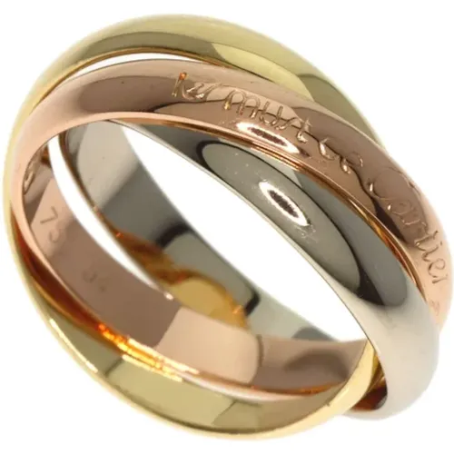 Pre-owned Gold rings , female, Sizes: ONE SIZE - Cartier Vintage - Modalova