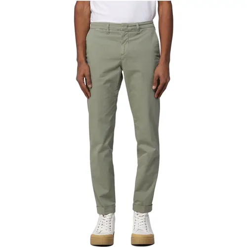 Cropped Trousers , male, Sizes: W30 - Fay - Modalova