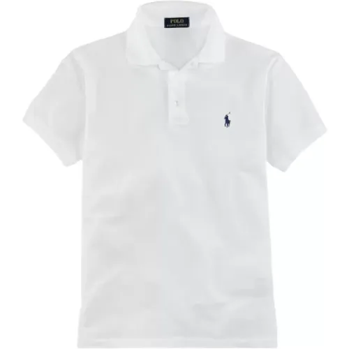 Slim Fit Baumwoll Polo Shirt , Herren, Größe: M - Polo Ralph Lauren - Modalova