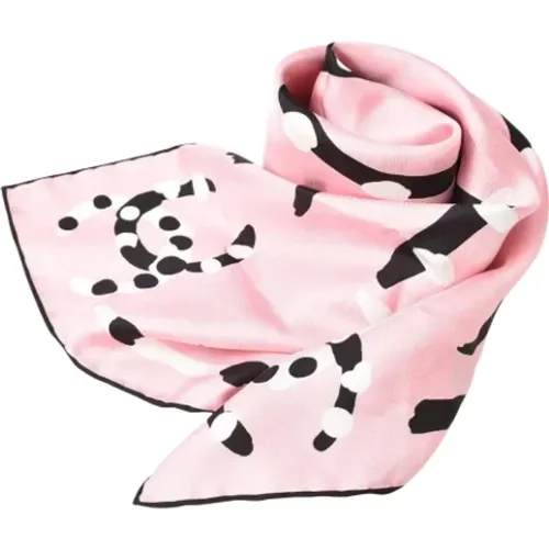 Pre-owned Canvas scarves , female, Sizes: ONE SIZE - Chanel Vintage - Modalova