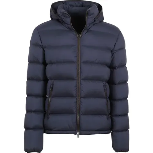 Blaue Steppjacke , Herren, Größe: M - Herno - Modalova