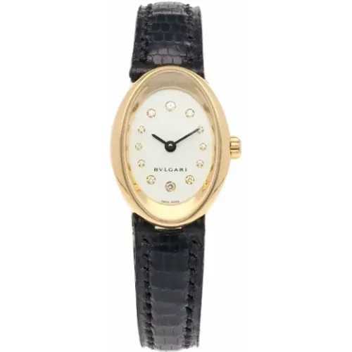 Pre-owned Gold watches , female, Sizes: ONE SIZE - Bvlgari Vintage - Modalova