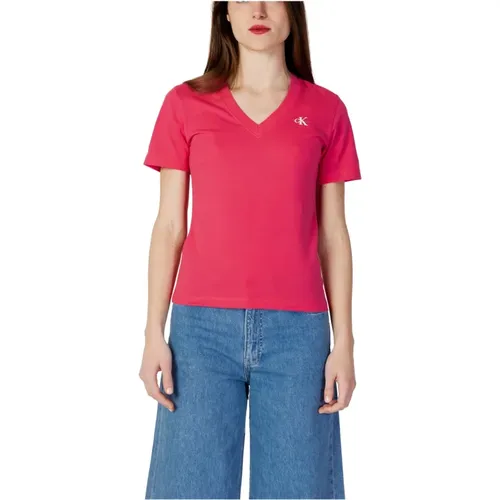 Short Sleeve Shirts , Damen, Größe: S - Calvin Klein Jeans - Modalova