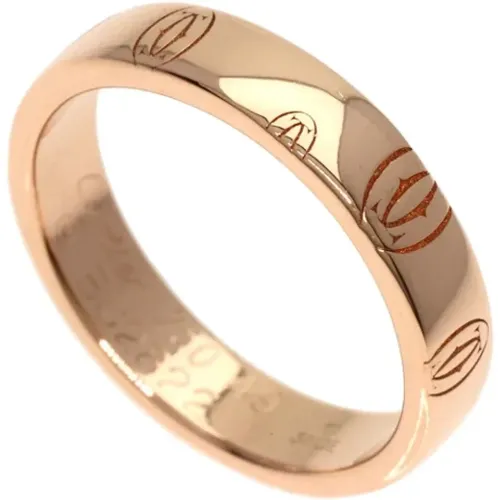 Pre-owned Rose Gold rings , female, Sizes: ONE SIZE - Cartier Vintage - Modalova