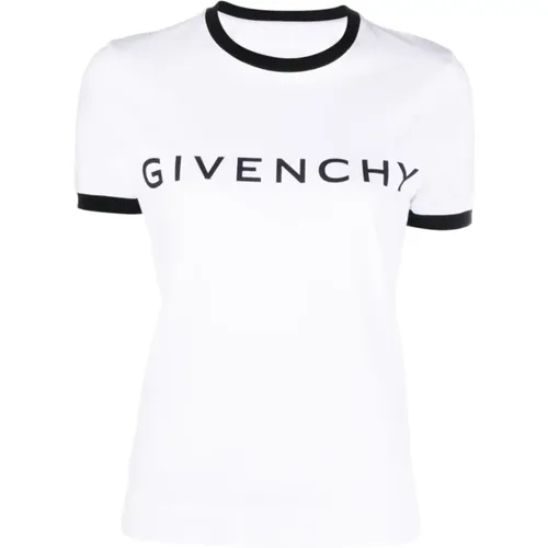 Two-tone T-shirts and Polos , female, Sizes: S - Givenchy - Modalova