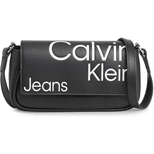 Magnetische Crossbody-Tasche mit Innentasche , Damen, Größe: ONE Size - Calvin Klein - Modalova
