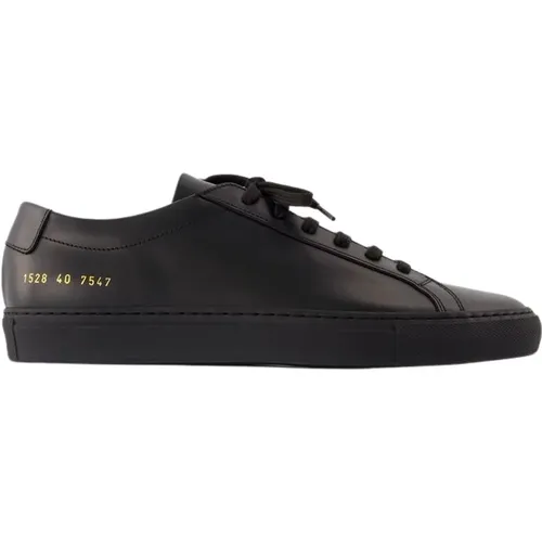 Leather Low Top Sneakers , male, Sizes: 6 UK - Common Projects - Modalova