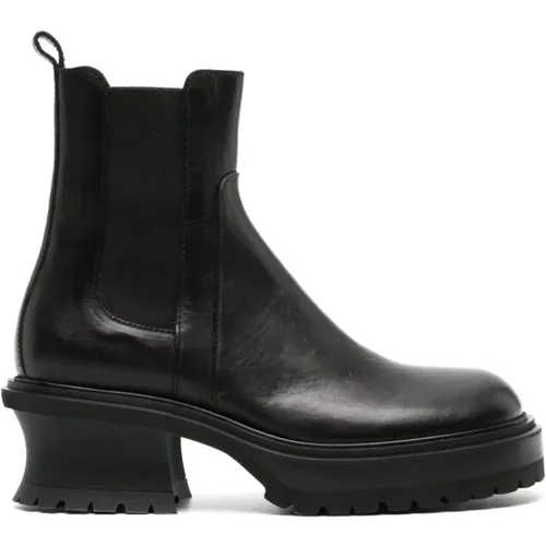 Women`s Leather Low Boots , female, Sizes: 5 1/2 UK, 7 UK, 6 UK, 5 UK, 4 UK, 4 1/2 UK - AGL - Modalova