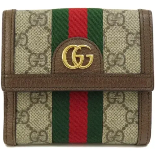 Pre-owned Leather wallets , female, Sizes: ONE SIZE - Gucci Vintage - Modalova