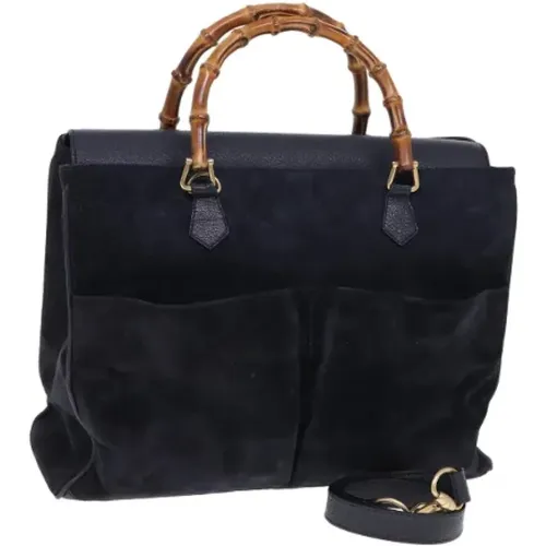 Pre-owned Suede handbags , female, Sizes: ONE SIZE - Gucci Vintage - Modalova