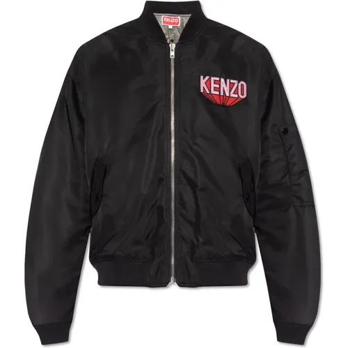 Bomber jacket with logo , male, Sizes: L, XL, S, M - Kenzo - Modalova
