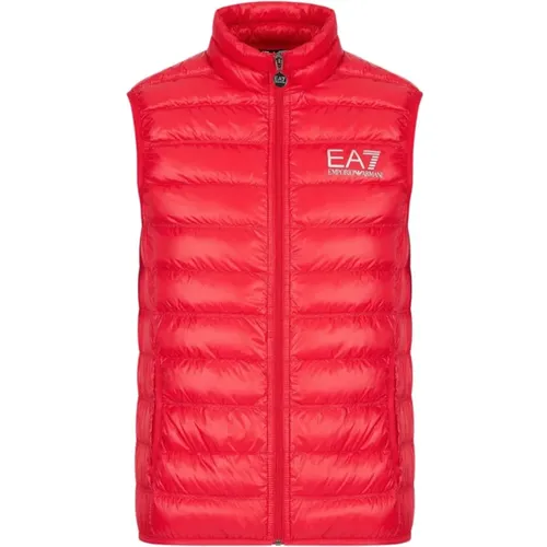 American Beauty Down Waistcoat , Herren, Größe: M - Emporio Armani EA7 - Modalova