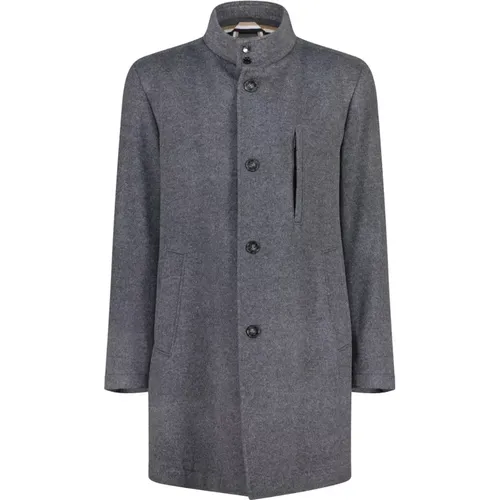 Slim-Fit Wool-Cashmere Coat , male, Sizes: 3XL, 4XL, L - Hugo Boss - Modalova