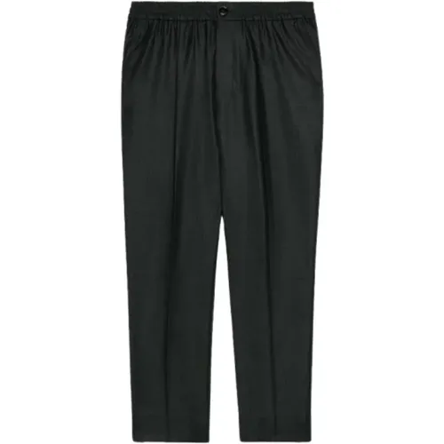 Elasticated Waist Pants , male, Sizes: M - Ami Paris - Modalova