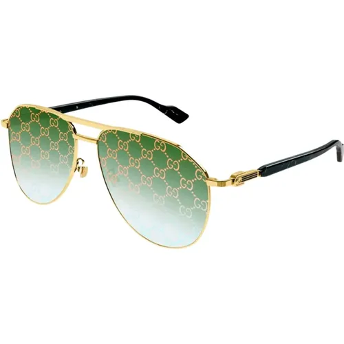 Vintage-inspirierte Oversize Piloten Sonnenbrille - Gucci - Modalova