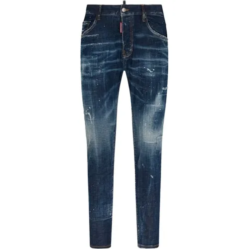 Vintage Skater Jeans in , male, Sizes: 2XL, L - Dsquared2 - Modalova