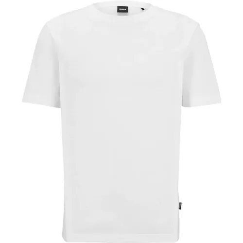 Weiße T-Shirts und Polos Kurzarm , Herren, Größe: M - Hugo Boss - Modalova