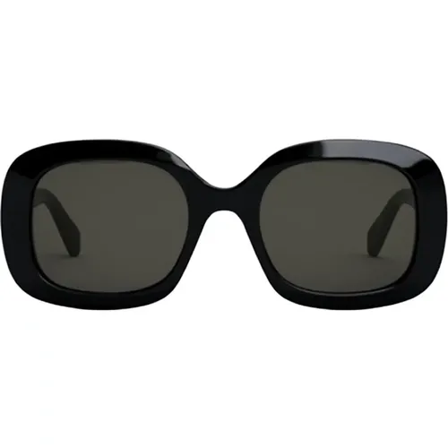Schwarze Ss23 Damen Sonnenbrille , Damen, Größe: 53 MM - Celine - Modalova