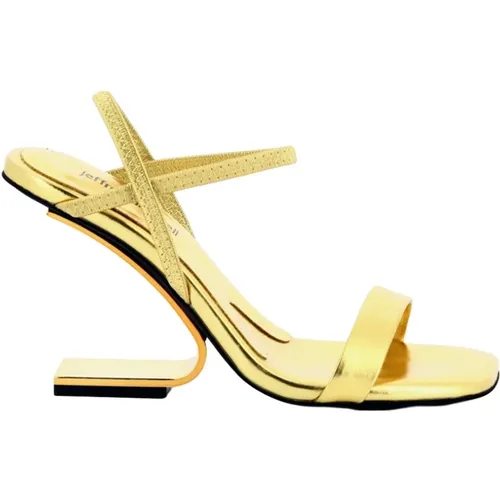 Sandals Golden , female, Sizes: 8 UK, 6 UK - Jeffrey Campbell - Modalova