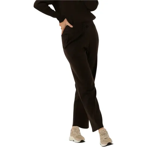 Weite Bein Braune Hose Noor , Damen, Größe: XS - Knit-ted - Modalova