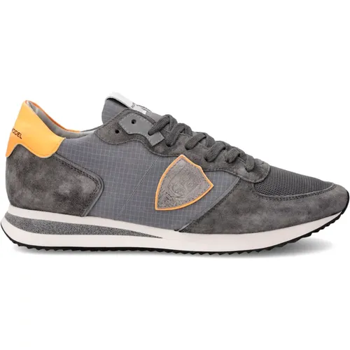 Sneakers Trpx Running Men, Anthracite Orange , Herren, Größe: 41 EU - Philippe Model - Modalova