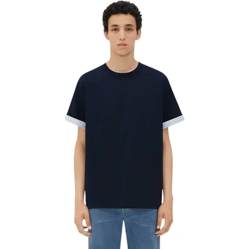 T-Shirt Double Layer , male, Sizes: S, L, M - Bottega Veneta - Modalova