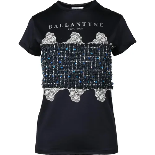 Baumwoll T-Shirt , Damen, Größe: S - Ballantyne - Modalova