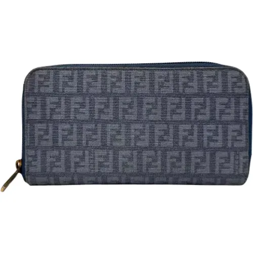 Pre-owned Canvas wallets , female, Sizes: ONE SIZE - Fendi Vintage - Modalova