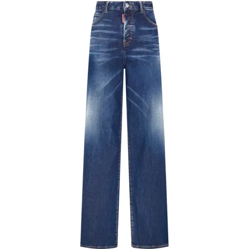 Wide Jeans , Damen, Größe: 3XS - Dsquared2 - Modalova