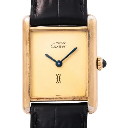 Pre-owned Stainless Steel watches , female, Sizes: ONE SIZE - Cartier Vintage - Modalova