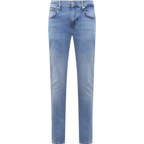 Slim-fit Jeans , male, Sizes: W33, W31 - 7 For All Mankind - Modalova