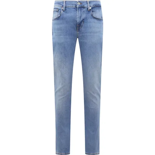 Slim-fit Jeans , male, Sizes: W33, W36 - 7 For All Mankind - Modalova