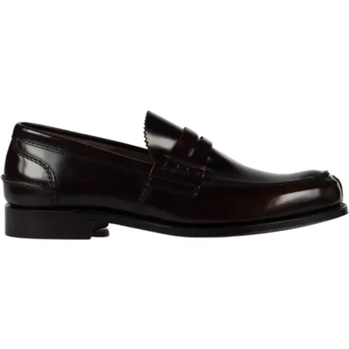 Pembrey Leather Loafers , male, Sizes: 8 1/2 UK, 9 UK - Church's - Modalova