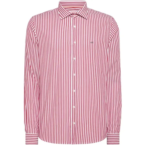 Classic Stripe Shirt , male, Sizes: 2XL, L, XL, M - Sun68 - Modalova