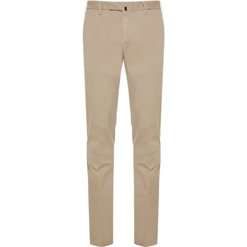 Cotton Pants with Side and Back Pockets , male, Sizes: 3XL - Incotex - Modalova