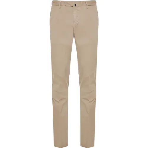 Cotton Pants with Side and Back Pockets , male, Sizes: L, M, 3XL - Incotex - Modalova