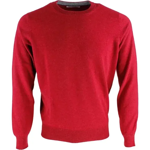 Cashmere Crewneck Sweater , male, Sizes: XL - BRUNELLO CUCINELLI - Modalova