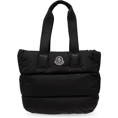 Shoulder bag with logo patch , female, Sizes: ONE SIZE - Moncler - Modalova