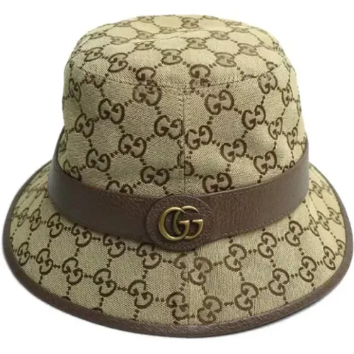 Pre-owned Cotton hats , unisex, Sizes: ONE SIZE - Gucci Vintage - Modalova