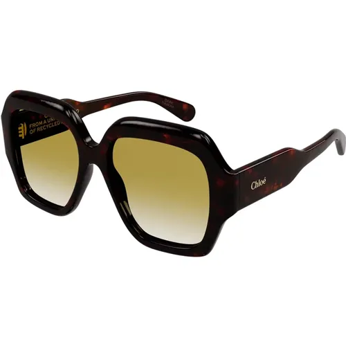 Stylish Ch0154S Sunglasses , female, Sizes: 56 MM - Chloé - Modalova