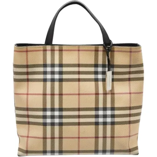 Pre-owned Leather totes , female, Sizes: ONE SIZE - Burberry Vintage - Modalova